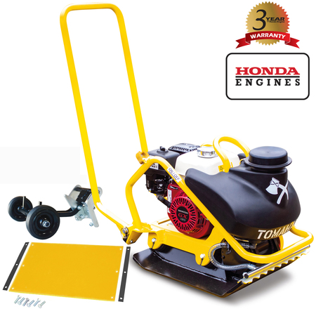 TOMAHAWK POWER 5.5 HP Honda Vibratory Plate Compactor Tamper TPC90H + TPC90H-WHEELS